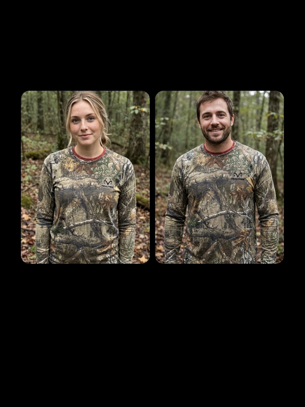 Men's Realtree Camo Long Sleeve Hunting Shirt - Mossy Oak Green
